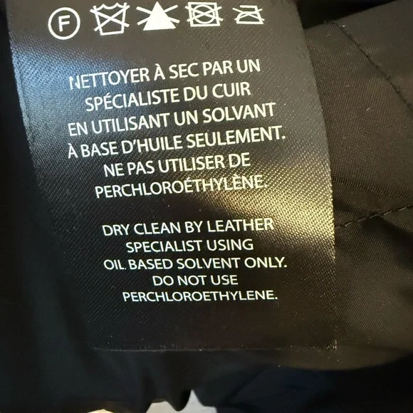 MACKAGE Women’s XXL Baya Jacket in White Lamb Leather Biker Moto CP25 - Picture 12 of 15